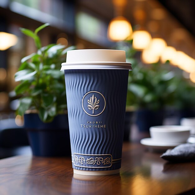 une tasse de café avec le mot « érable » dessus.