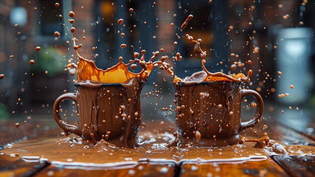 une tasse de café avec les mots boire sur le fond