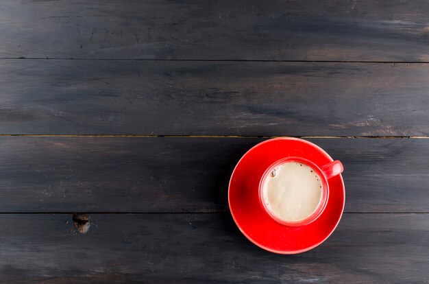 Tasse de café avec de la mousse