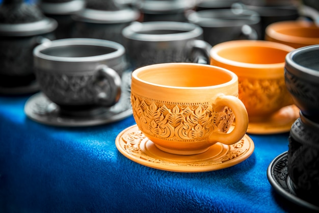 Tasse à café en poterie