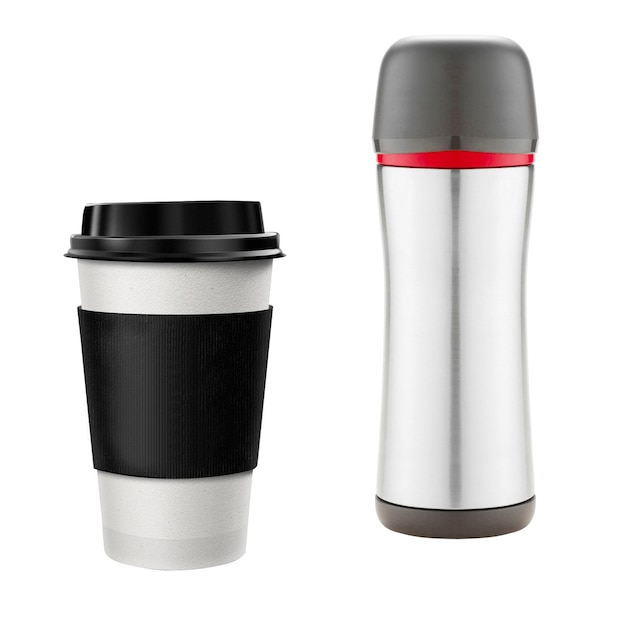 Tasse à café et thermos