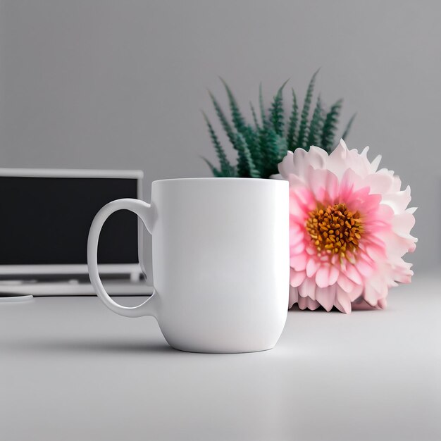 Tasse à café transparente pour maquette