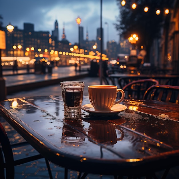 Tasse en verre d'eau Paris -Dakar