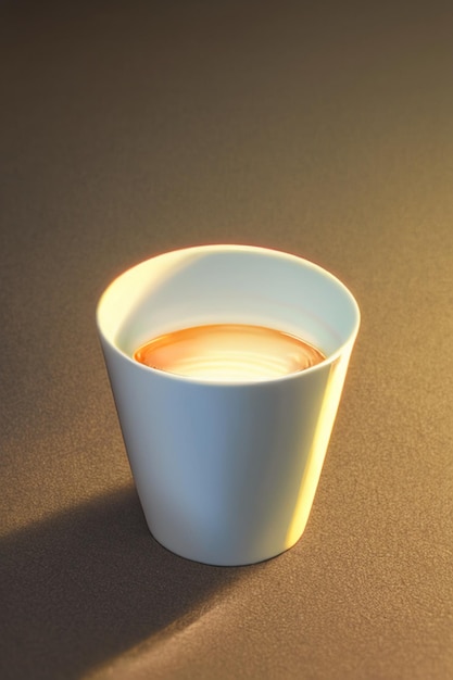 Tasse de café en verre, tasse de thé, papier peint, illustration de fond, publicité pour la promotion du produit