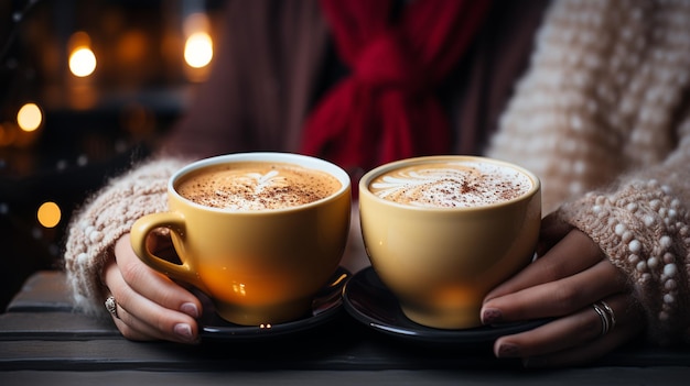 une tasse de café