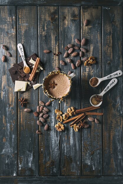 Tasse de chocolat chaud