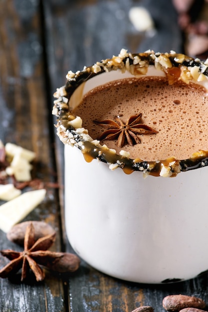 Tasse de chocolat chaud