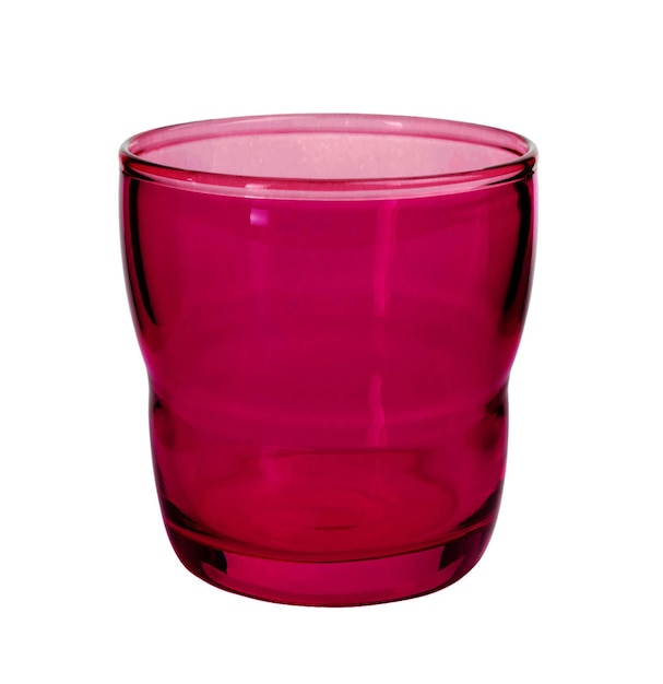 Tasse d'eau en plastique rouge