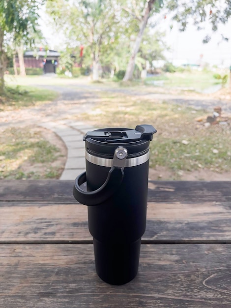 Tasse à eau thermale en acier réutilisable