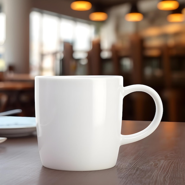 Une tasse exquise conçue pour se livrer au café.