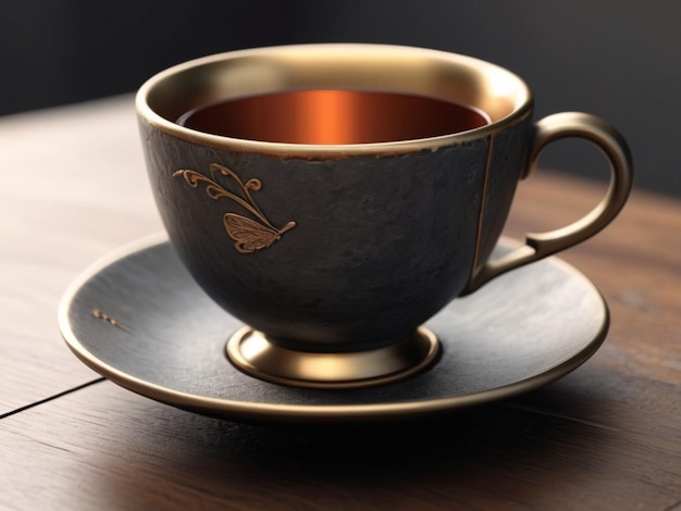 une tasse de luxe