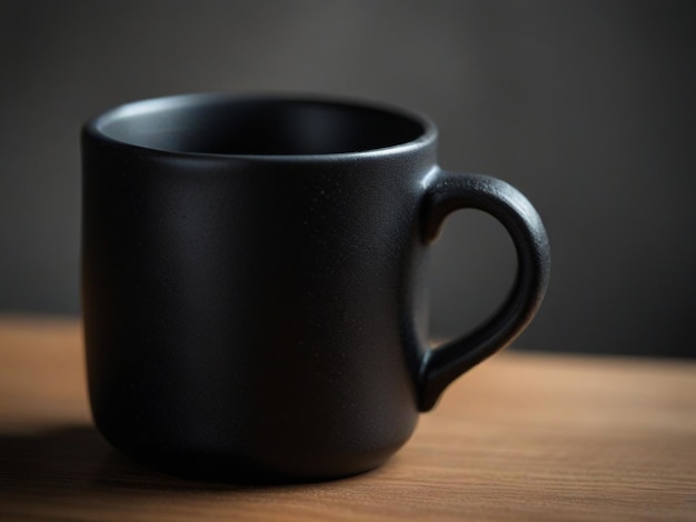 une tasse noire