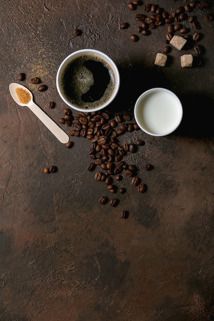 Tasse en papier de café americano