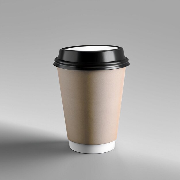 Une tasse en papier pour le café à emporter