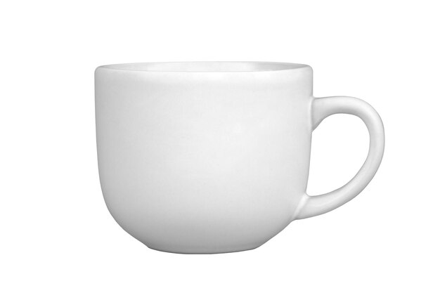 Photo tasse pour thé ou café isolé sur fond blanc