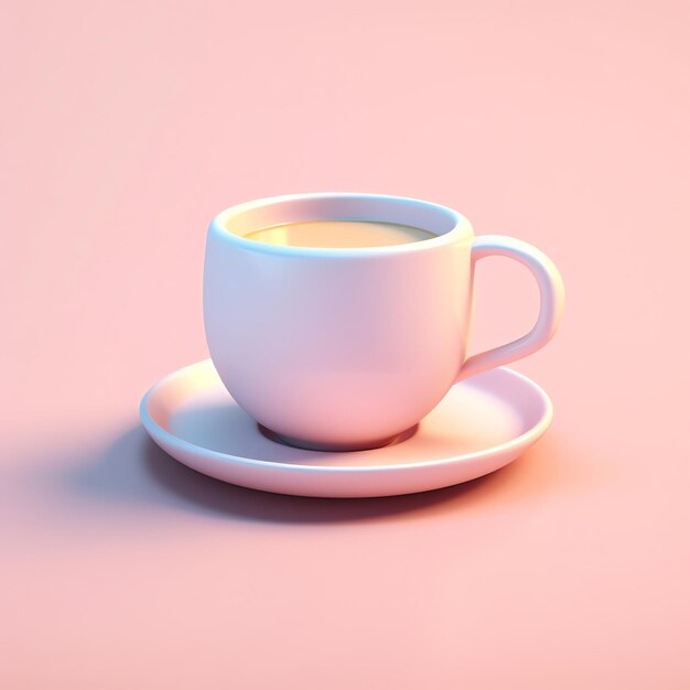 tasse de thé 3d