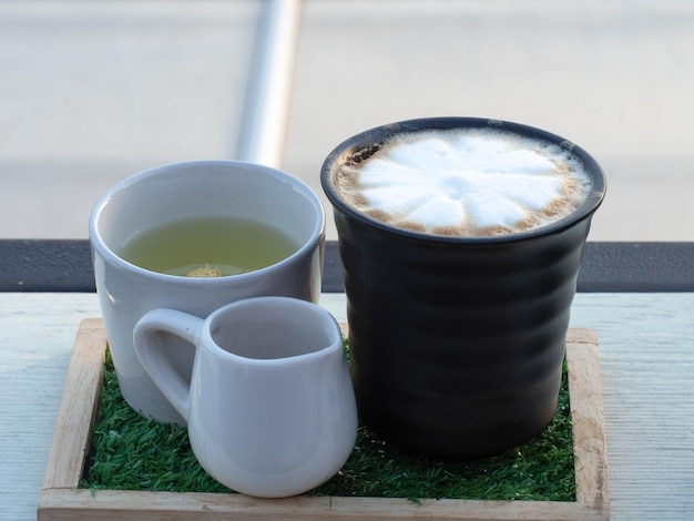tasse de thé arôme d'automne café caféine boisson cappuccino boisson espresso nourriture fraîche maison chaude sèche