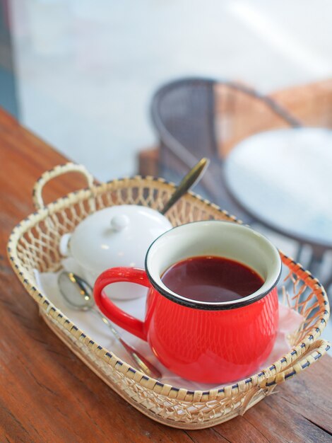 tasse de thé au café