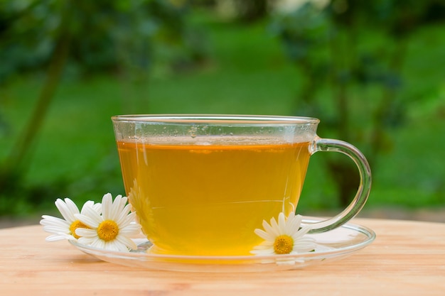 Tasse de thé à la camomille