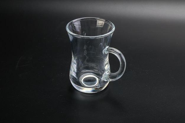 Tasse en verre vide pour les boissons