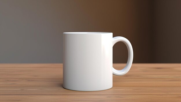 Photo tasse vide de café ou de tasse de thé sur un fond gris