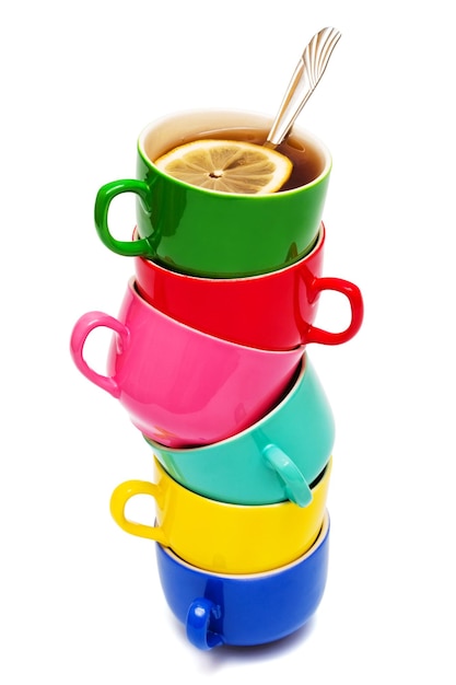 Tasses de couleur