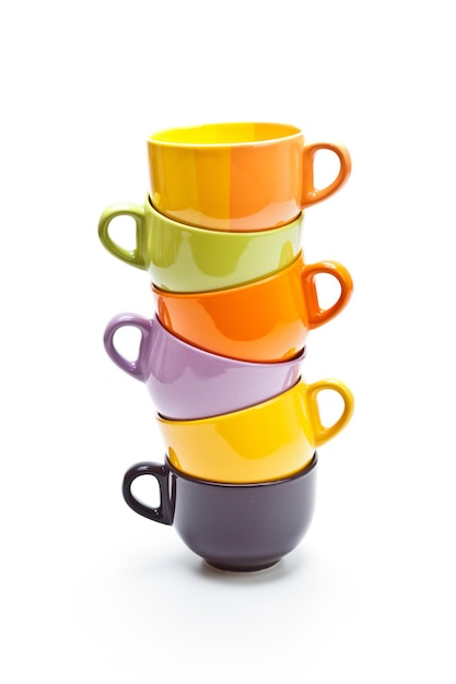 Tasses de couleur