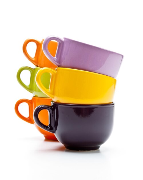 Tasses de couleur