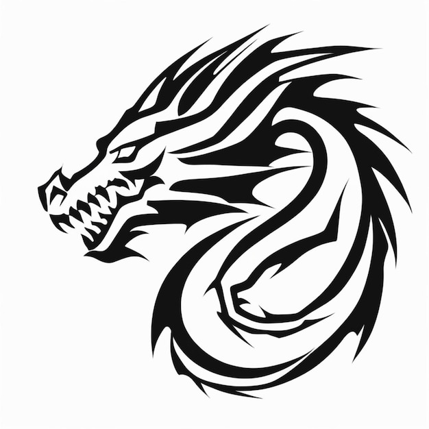 Tatouage tribal de dragon