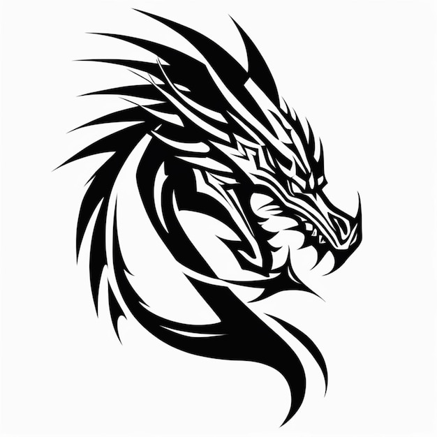 Tatouage tribal de dragon