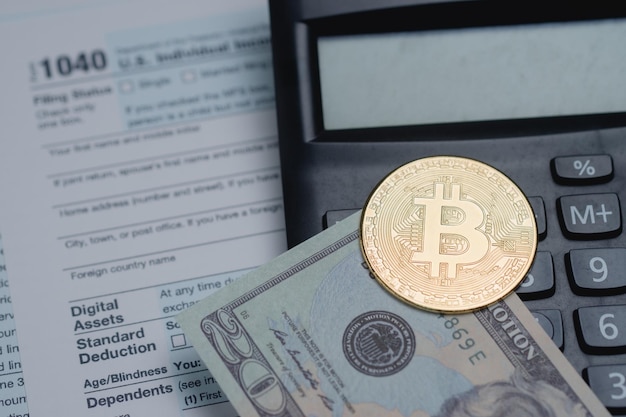 Taxation Bitcoin des idées de crypto-monnaie Avec le formulaire fiscal américain 1040 sur votre déclaration de revenus personnelle