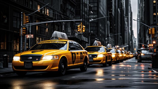 Des taxis à New York