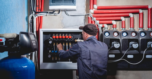 Technicien en CVC pour l'entretien du système de chauffage et de refroidissement de la maison