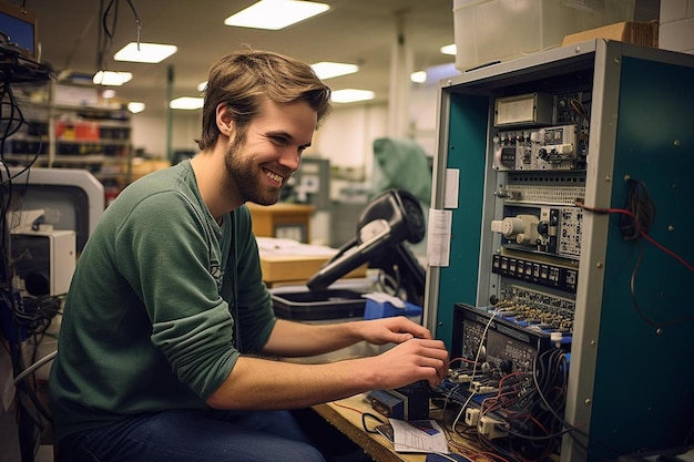 technicien en réparation électronique