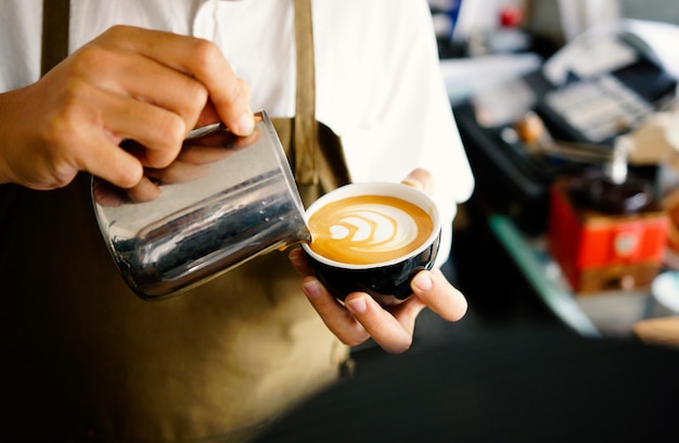 Techniques barista et techniques Latte Art