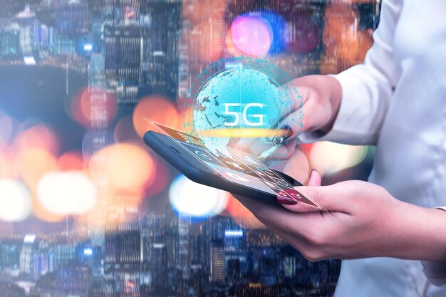 Technologie 5G et concept de communication global