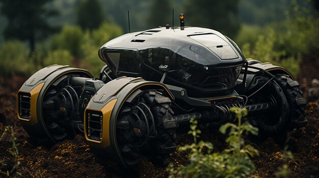 Technologie avancée d'équipement agricole.