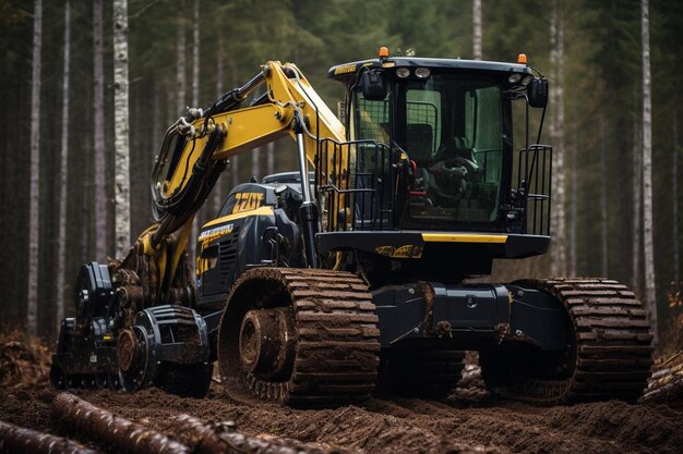 La technologie avancée de Feller Buncher en usage La meilleure photographie de Feller buncher