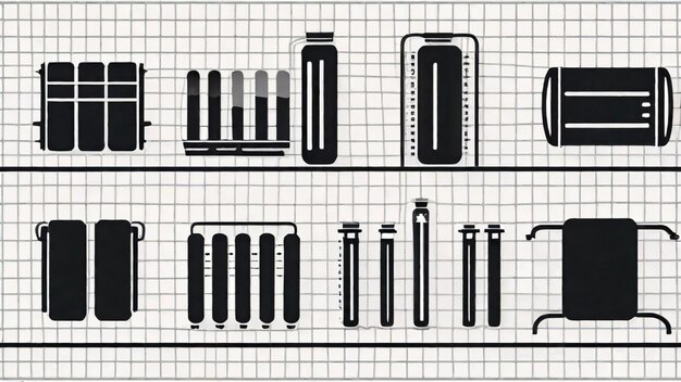 Photo une technologie de batterie efficace