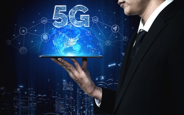 Technologie de communication 5G du réseau Internet