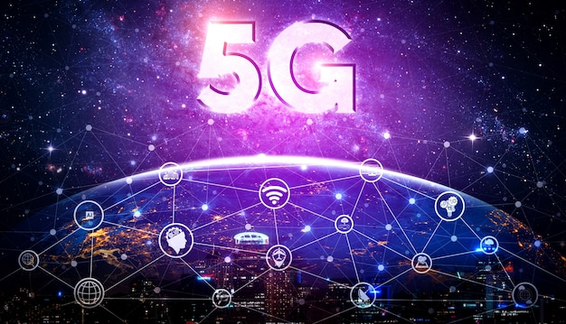 Technologie de communication 5G du réseau Internet