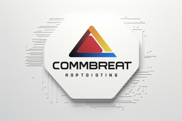 Photo technologie des composants du logo