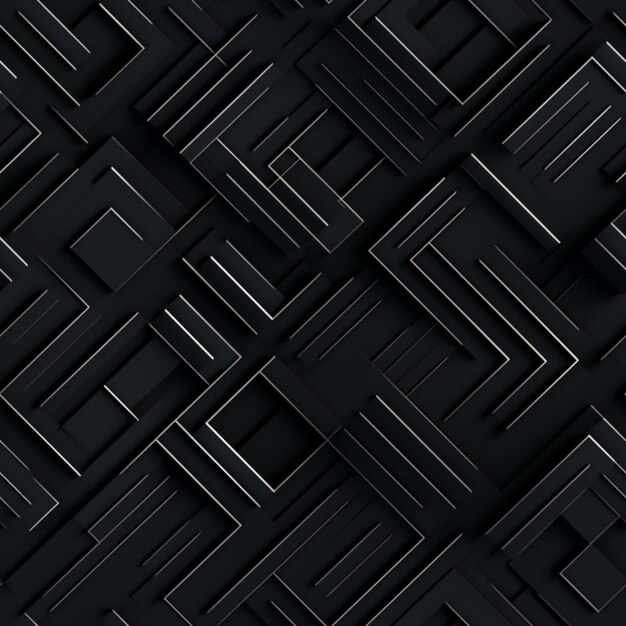 Technologie Crypto Seamless Texture Blanc et Noir Vert