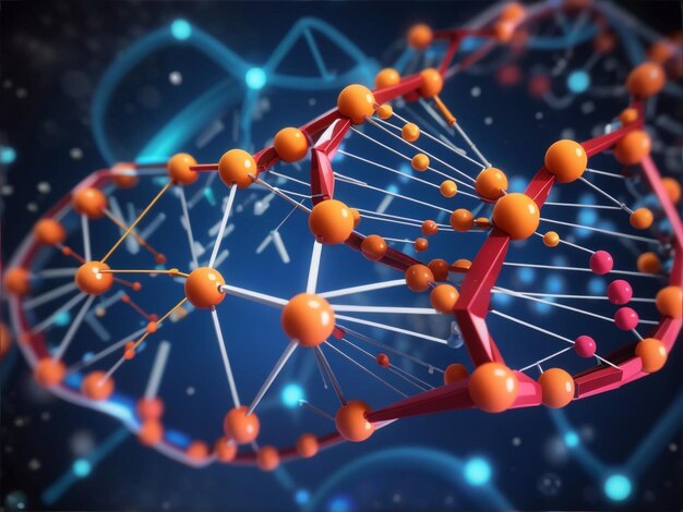 Technologie futuriste de l'ADN médical