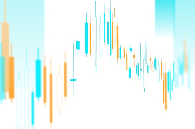 La technologie des graphiques boursiers à fond bleu png