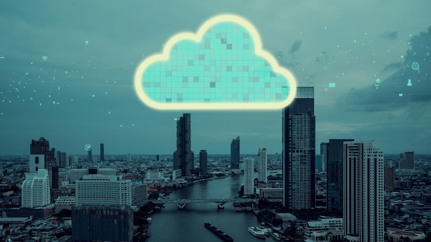 Technologie informatique en nuage et stockage de données en ligne pour le partage de données d'altération