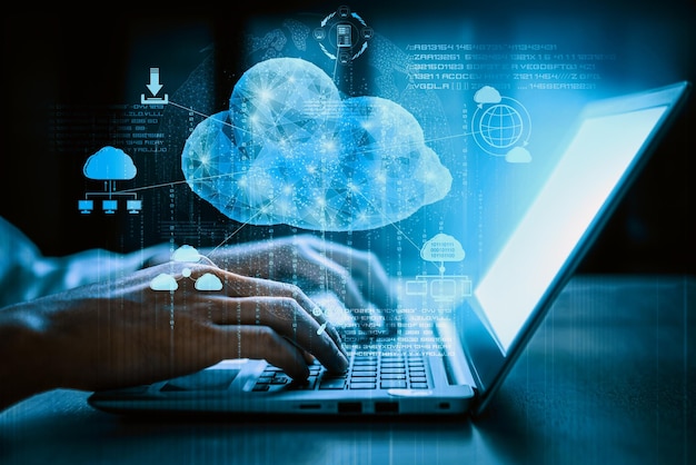 Technologie d'informatique en nuage et stockage de données en ligne pour les réseaux d'entreprise