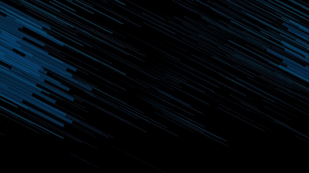 La technologie des lignes abstraites bleues est un fond futuriste.
