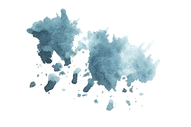 teintes aquarelle bleu foncé peinture fond de trait