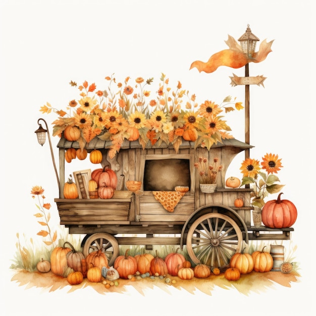 Les teintes d'une aquarelle Hayride Un patchwork de PNG Clipart